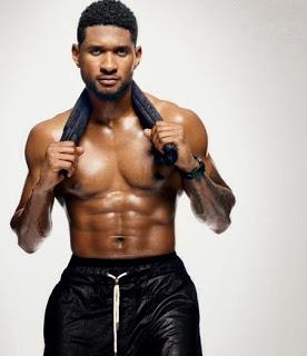 Usher : très sexy pour le magazine Men's Health !