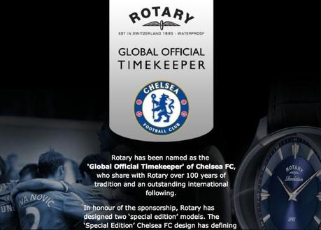 Rotary, nouveau partenaire horloger de Chelsea