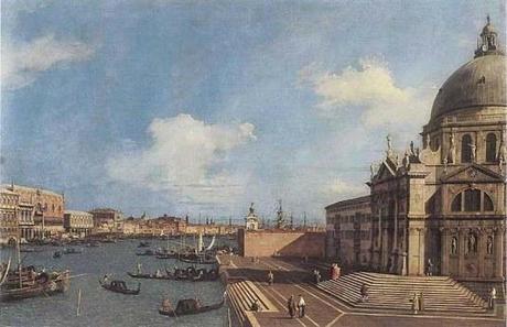 Canaletto : L'entrée du Grand Canal et la Basilique della Salute CollectionTerruzzi