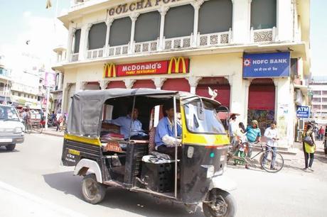Jaipur en rickshaw