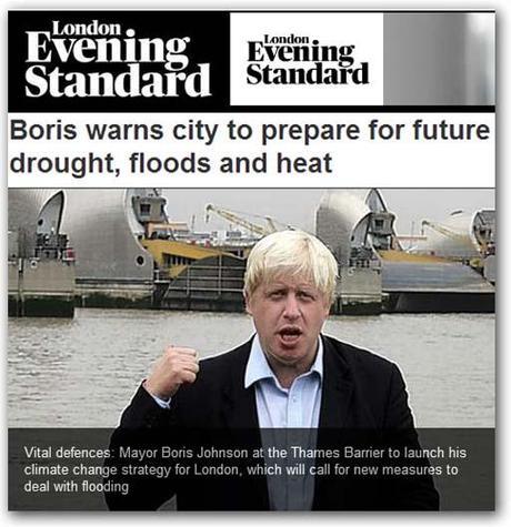 000aBoris 343-efc Climat : le maire de Londres Boris Johnson retourne sa veste
