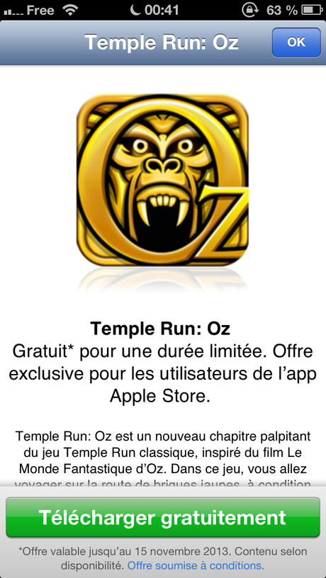 temple run oz gratuit