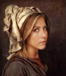 Les stars en version art Jennifer Aniston