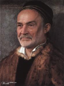 Les stars en version art Sean Connery