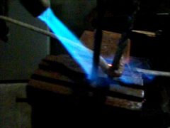 barre d'argent cintrée à chaud