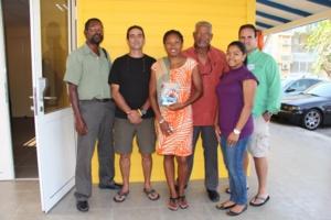 Les représentants des autres îles de la Caraïbe et Jean-Claude Yoyotte, président du Comité des Pêches de Guadeloupe