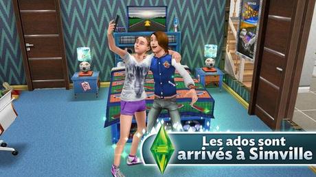 Les Sims gratuit sur iPhone, les adolescents sont arrivés à Simville...