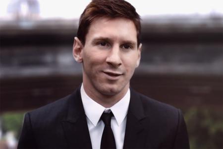 Messi enfile le costume pour Samsung