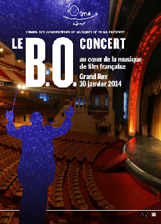 Ouverture de la billetterie ! Rendez-vous au Grand Rex, le 10 Janvier 2014 pour un concert exceptionnel au cœur de la musique de film française !