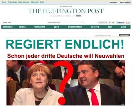 The Huffington Post lance sa version allemande