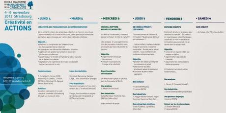 Du 4 au 7 novembre à Strasbourg, expérimentez la créativité  en actions !