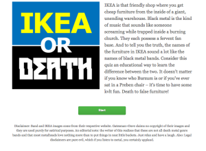 IKEA OR DEATH 