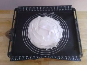 Pavlova à la fraise