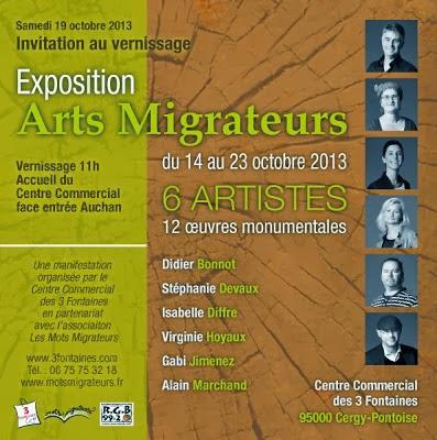 Arts Migrateurs 2013 du 14 au 23 octobre