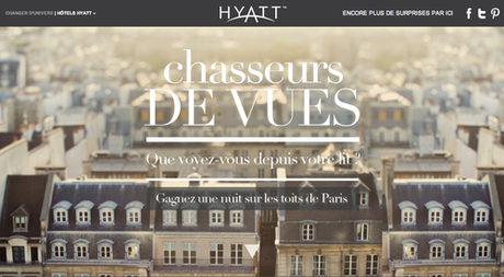Une nuit sur les toits de Paris avec Hyatt Un concours photo...