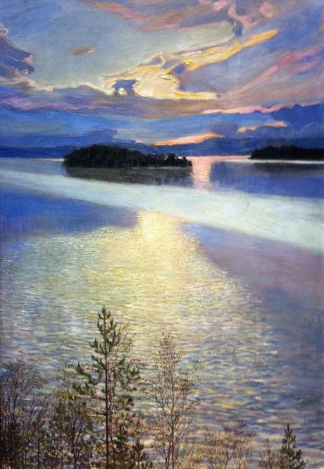 Akseli Gallen-Kallela (1865-1931)  Vue d'un lac, 1901