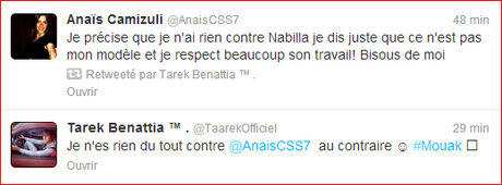 Anaïs Secret Story n'a rien contre Nabilla, Tarek aime Anaïs, tout est bien...