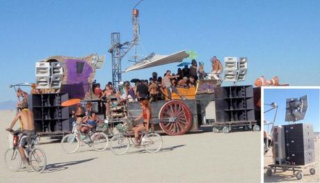 Powersoft Amplifier Modules at Burning Man 