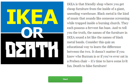 IkeaOrDeath.com : Est-ce un meuble ikea ou un groupe de metal?