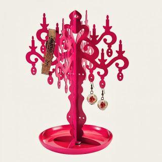 Porte-bijoux rose
