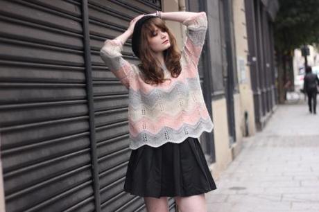 pull maille pastel