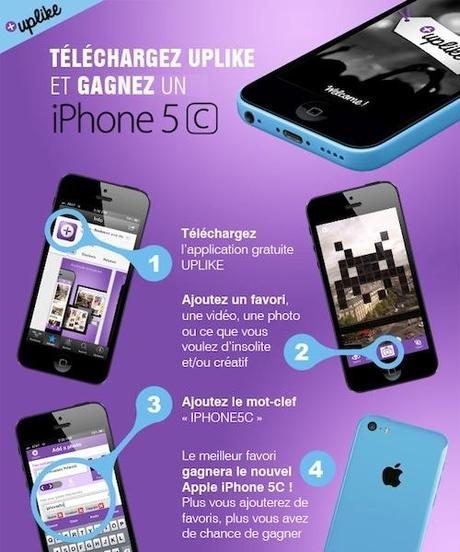 concours uplike iphone 5c