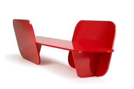 Design : banc Earbart de Luca Nichetto pour La chance