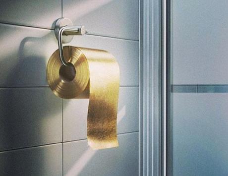 Du papier toilette en or, de 22 carats