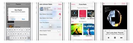 L'App Musique et iTunes Radio sur iPhone iOS 7...