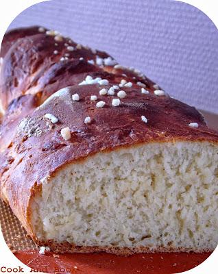 Brioche tressée à la ricotta ( Sans beurre)