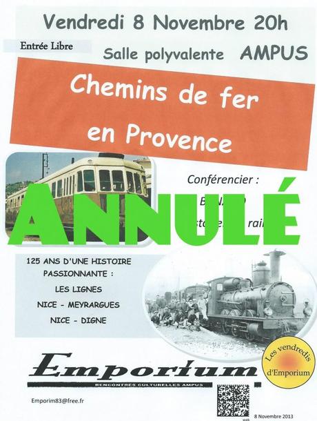 Annulation de la conférence Emporium