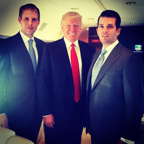 Donald trump et ses deux fils