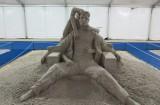 Les sculptures en sable de Guy-Olivier Deveau