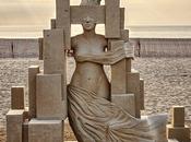 sculptures sable Guy-Olivier Deveau