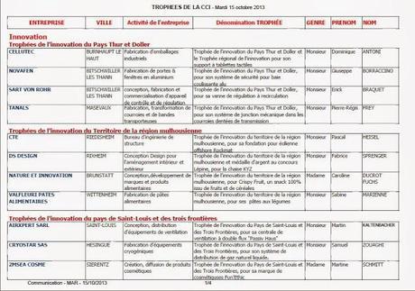 Trophées de la CCI 2013 : La performance récompensée avec 47 entreprises du territoire mises à l’honneur !