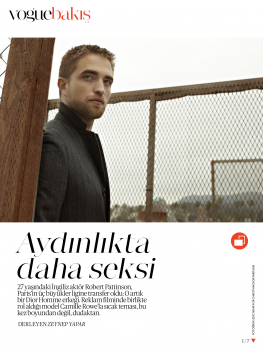 Robert Pattinson pour Vogue Magazine (Turquie)