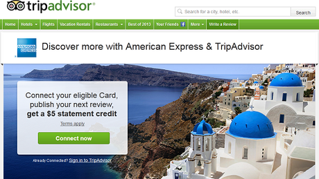 Page American Express de TripAdvisor