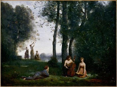 Jean-Baptiste-Camille_Corot_-_Le_Concert_champêtre Jean-Baptiste Corot – Éléments de biographie et quelques œuvres