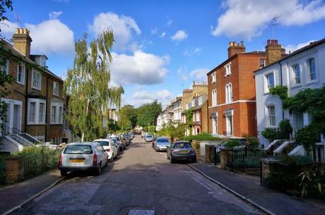 Les jolies rues du quartier de Richmond, Londres