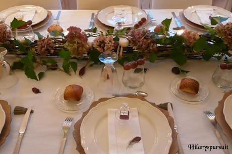 Table d'automne comme une balade dans les bois / Autumn table like a walk in the forest