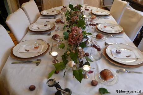 Table d'automne comme une balade dans les bois / Autumn table like a walk in the forest