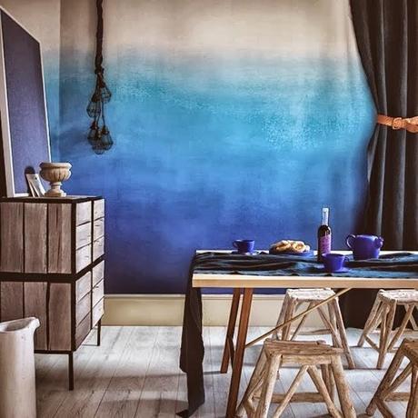 Bleu indigo et Tie and Dye