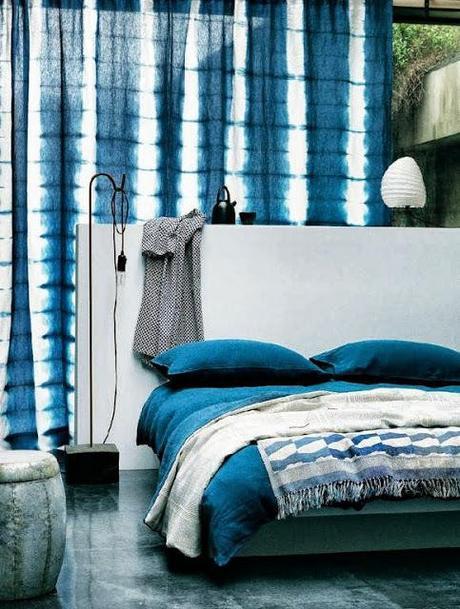 Bleu indigo et Tie and Dye