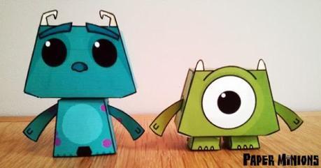 Blog_Paper_Toy_papertoys_Sully_Mike_Paper_Minions