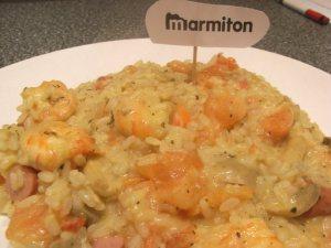 Le risotto de crevettes au curry risotto crevettes curry