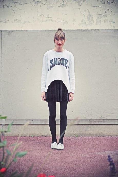 DIY / ASYMMETRIC SWEATSHIRT