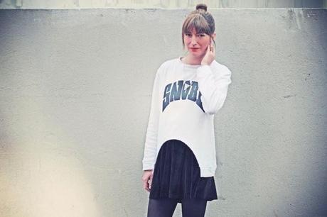 DIY / ASYMMETRIC SWEATSHIRT