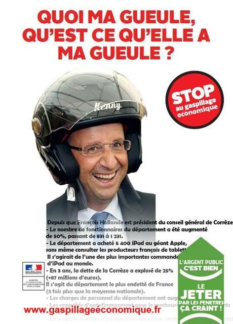 hollande : stop au gaspi