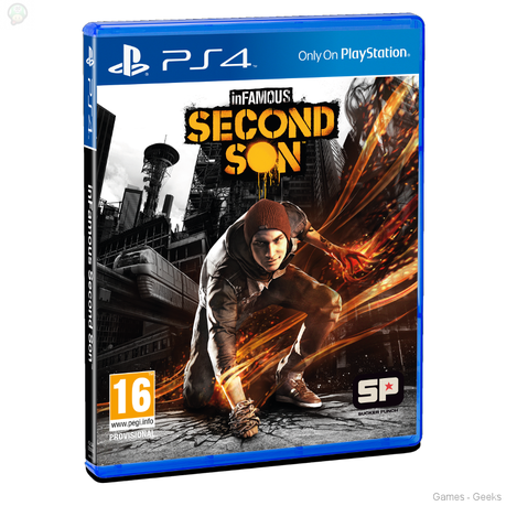 infamous second son cover inFAMOUS Second Son : jaquette et éditions spéciales  ps4 Infamous Second Son collector 