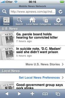 AP : Associated Press aussi passe à l’iPhone apnews 1